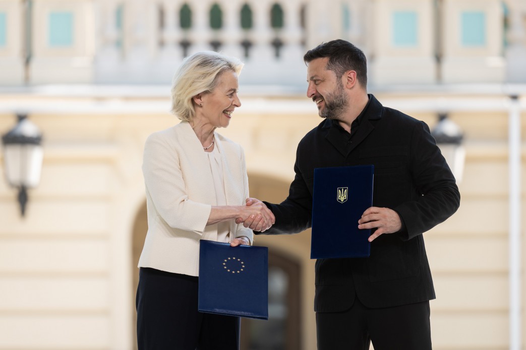 Президент України та Президентка Єврокомісії підписали документ, який став першим кроком до Drone Deal