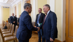 Олександр Міщенко провів зустріч з послом Казахстану в Україні Толєжаном Барлибаєвим